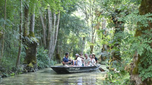 Balade en barque dans le Marais Poitevin
