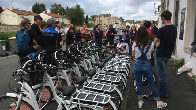 Départ du challenge vélo dans le Marais Poitevin